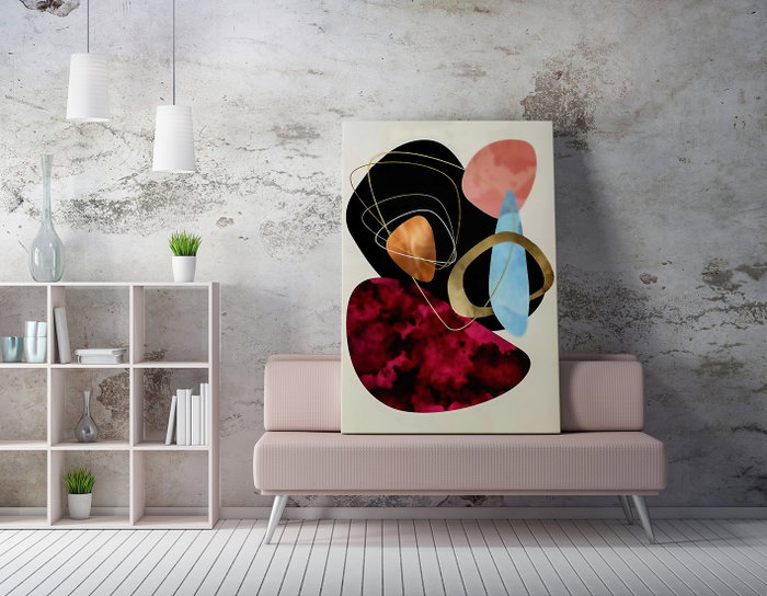 Wallity WY245 Lienzo Decorativo Multicolor 70 x 100 cm Wallity WY245 Lienzo Decorativo Multicolor 70 x 100 cm